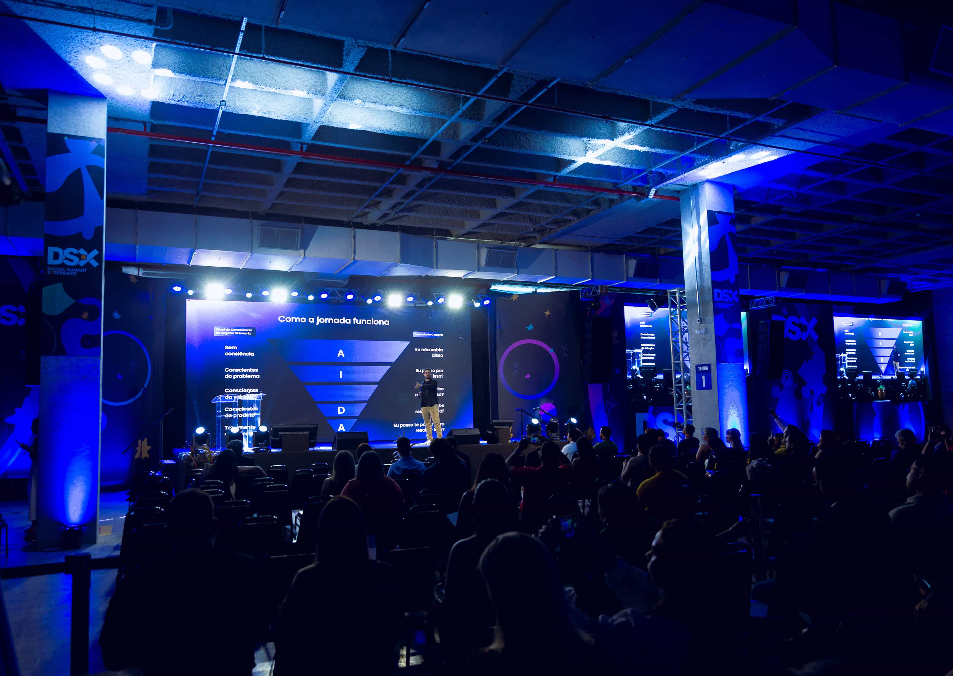 Palco do DSX com plateia em edição anterior